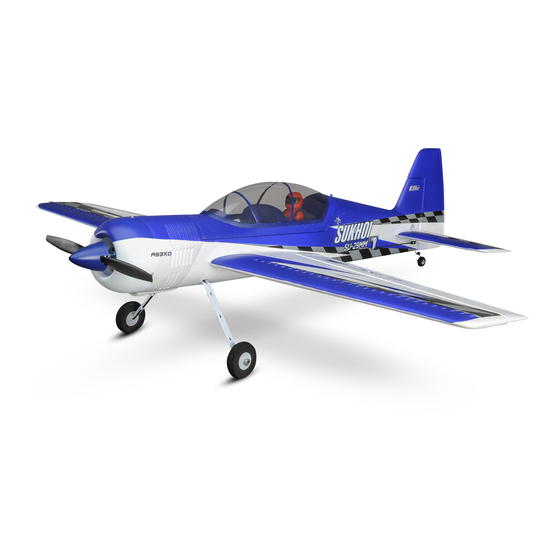 Horizon Hobby Sukhoi SU-29MM RC Airplane Manuals