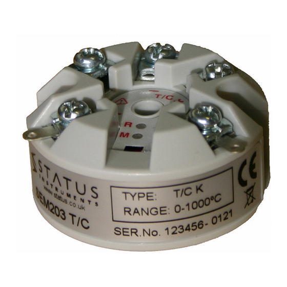 Status Instruments SEM203/TC User Manual