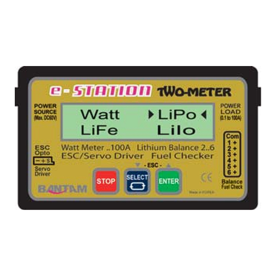 Bantam e-STATION TWO-METER Quick Manual