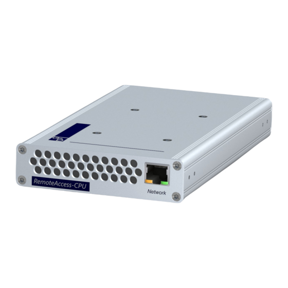 G&D RemoteAccess-IP-CPU Manuals