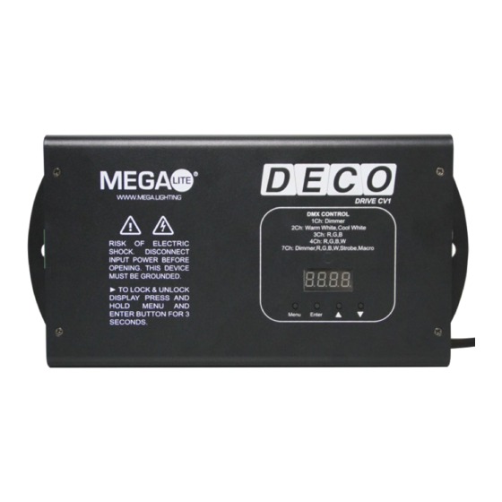 MegaLite DECO Series User Manual