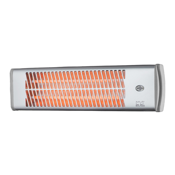 User Manuals: Eliz EQH 150 Infrared Bathroom Heater