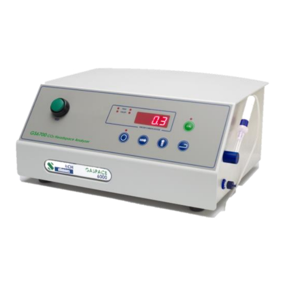 User Manuals: Systech GASPACE 6000 Gas Analyzer