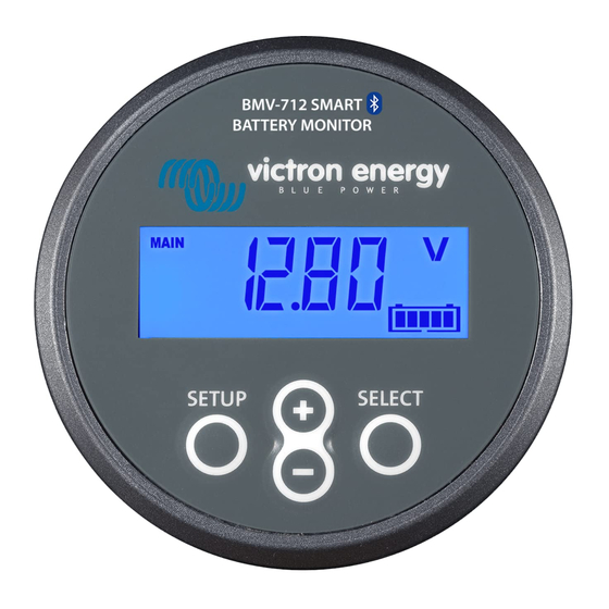 Victron energy BMV-712 Quick Installation Manual