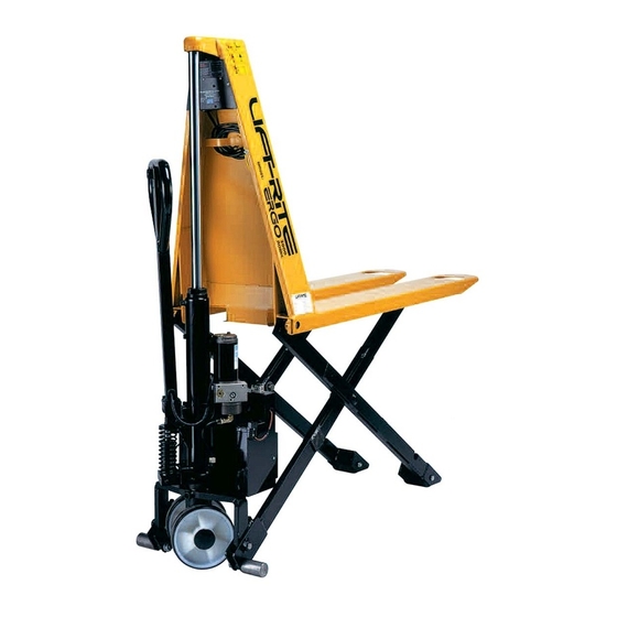 Lift-Rite ERGO 3000 NOMIC Operator's Manual