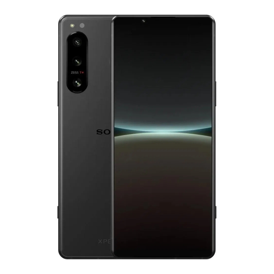 Sony XQ-CQ62 Help Manual