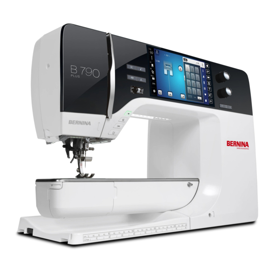 Bernina 790 PLUS User Manual