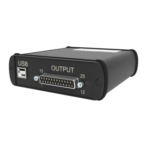 Interface BSC4D Quick Start Manual
