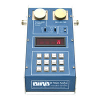 Bird THRULINE 4391M Operation Manual