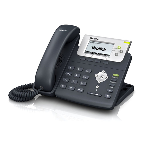 Yealink SIP-T22P User Manual