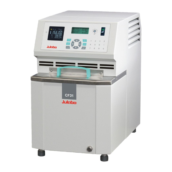Julabo CF31 Operating Manual