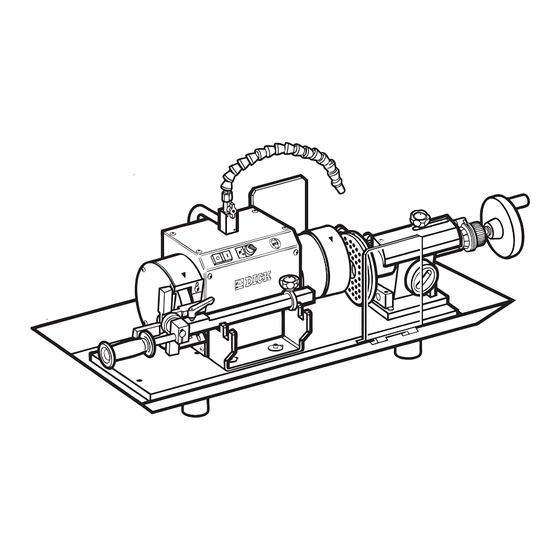 Dick KL-205 Operating Instructions Manual