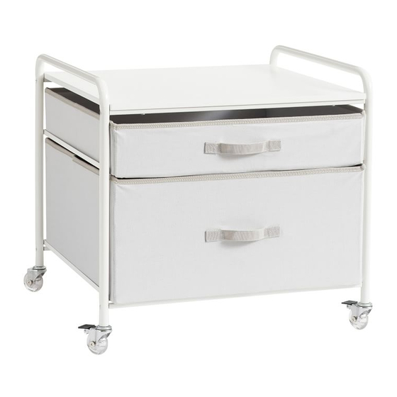 PB TEEN Fridge Cart Assembly Instructions