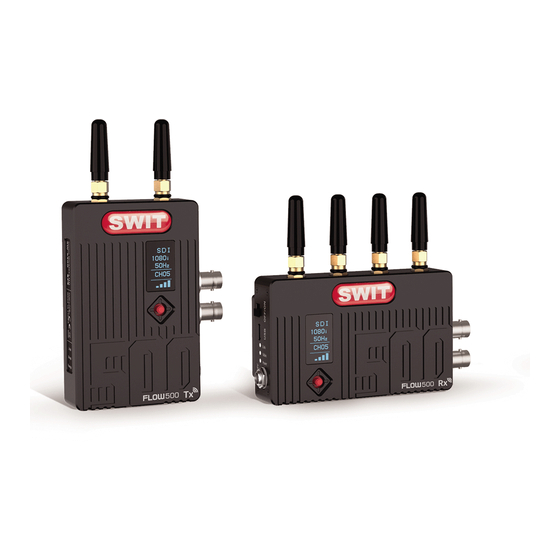 SWIT Electronics FLOW500 Tx Manuals