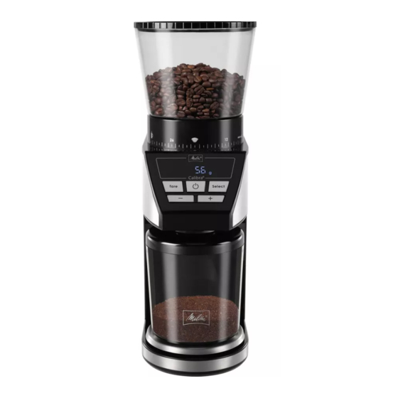 Melitta CALIBRA 1027-01 Operating Instructions Manual