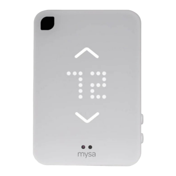 User Manuals: Mysa AC V1-0 Mini-Split Heat Pumps