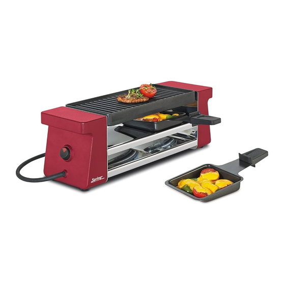 Spring RACLETTE2 COMPACT Operating Instructions Manual
