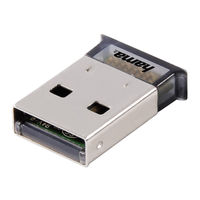 Hama Nano Bluetooth USB Adapter Operating	 Instruction