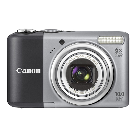 Canon Powershot A2000 IS Digital Camera User Guide Instruction  Manual 