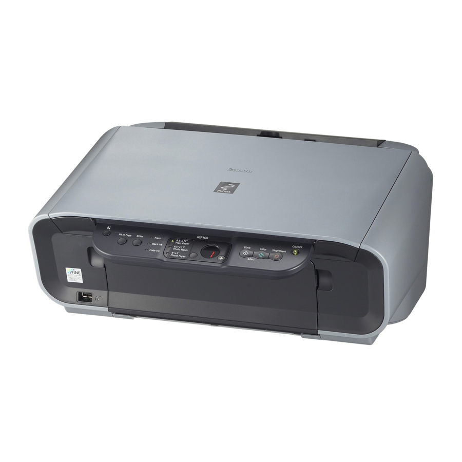 canon mp160 scanner software