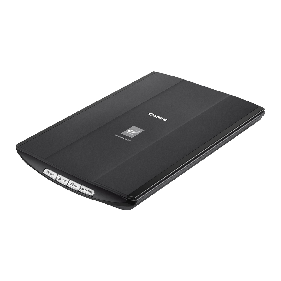 CANON LIDE 100 SCANNER QUICK MANUAL