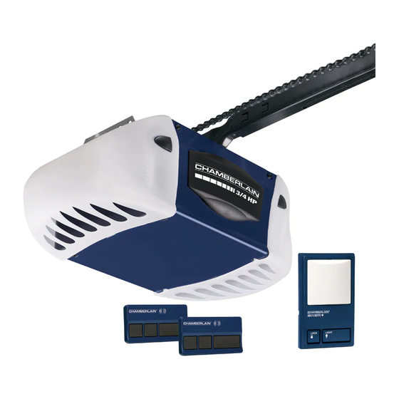 CHAMBERLAIN POWER DRIVE SECURITY+ 248735 GARAGE DOOR OPENER OWNER'S