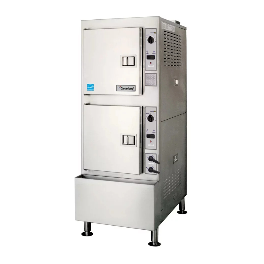 CLEVELAND 24CGA10.2 ELECTRIC STEAMER INSTALLATION AND MAINTENANCE