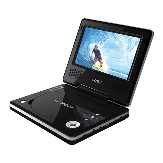 COBY TF-DVD7006 PORTABLE DVD PLAYER INSTRUCTION MANUAL | ManualsLib