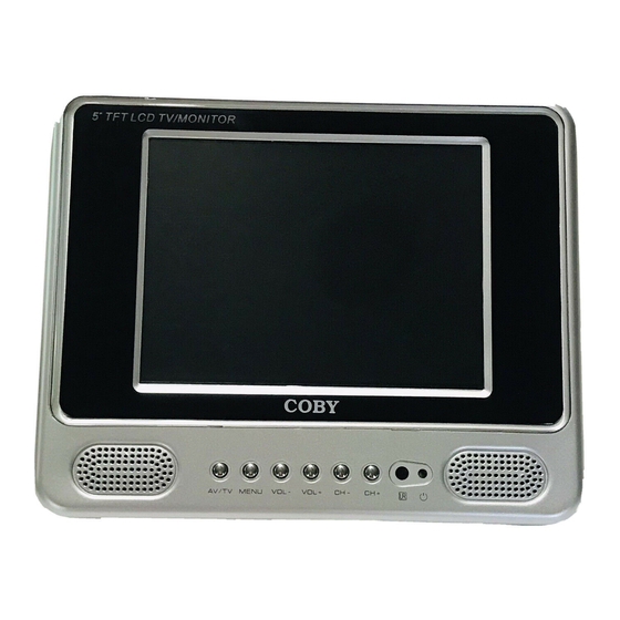 COBY TF-TV505 TV TROUBLESHOOTING | ManualsLib