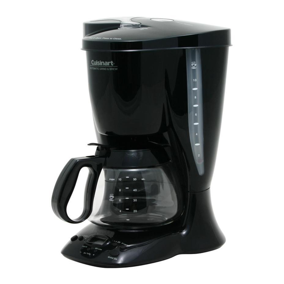 User manual Cuisinart Grind & Brew DGB-2 (English - 32 pages)