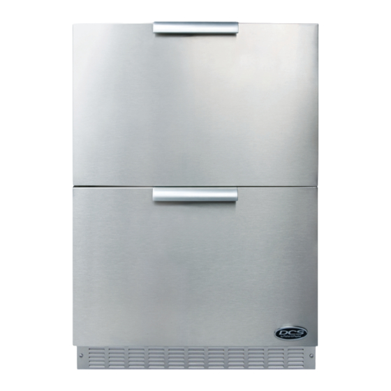 DCS RF24D REFRIGERATOR USE AND CARE & INSTALLATION MANUAL ManualsLib