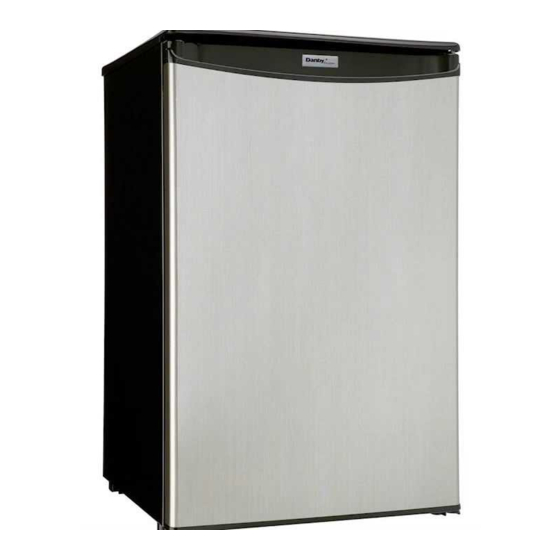 DANBY DESIGNER DCR122BSLDD REFRIGERATOR OWNER'S USE AND CARE MANUAL