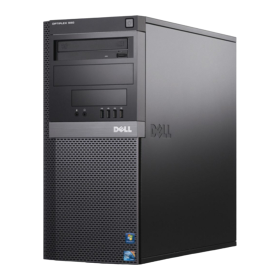 DELL OPTIPLEX 980 DESKTOP SPECIFICATIONS ManualsLib