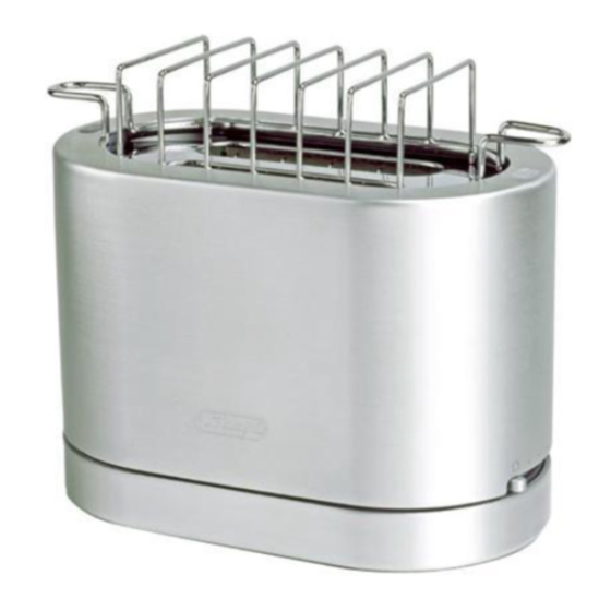 DELONGHI DTT900 SERIES TOASTER INSTRUCTION MANUAL ManualsLib