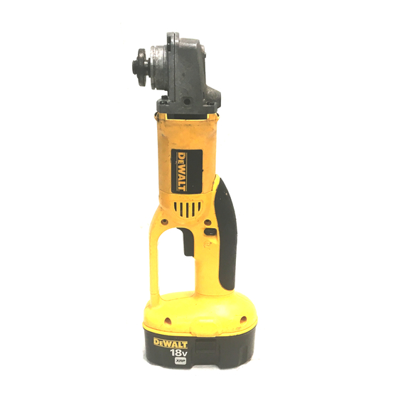 DeWalt DC410 Instruction Manual