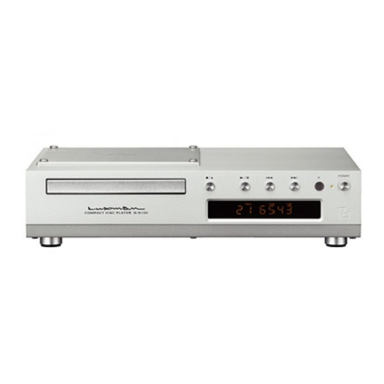 Luxman D-N100 Owner's Manual