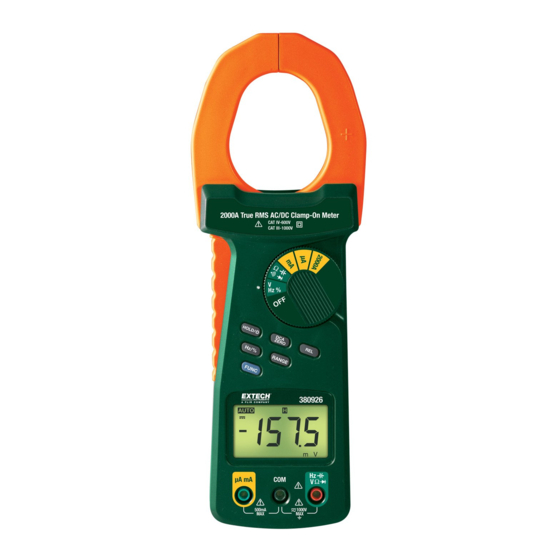 Extech Instruments 380926 User Manual