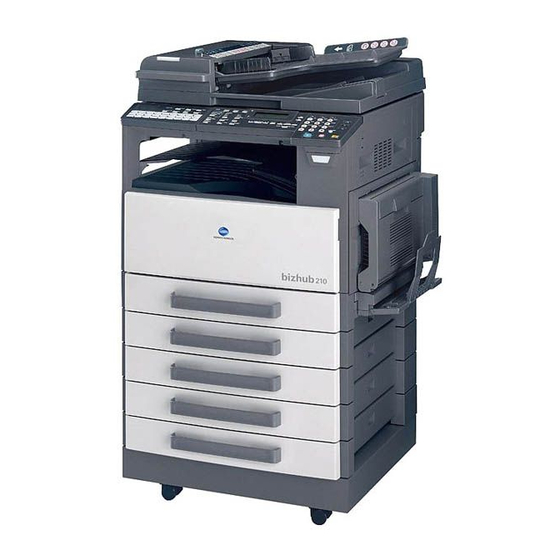 KONICA MINOLTA BIZHUB 162 INSTALLATION MANUAL Pdf Download | ManualsLib