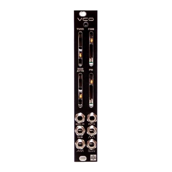 Synthrotek VCO Manual