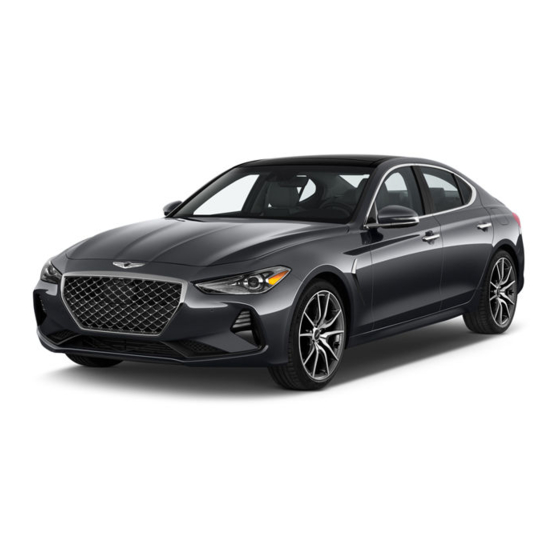 Genesis G70 2020 Getting Started Manual