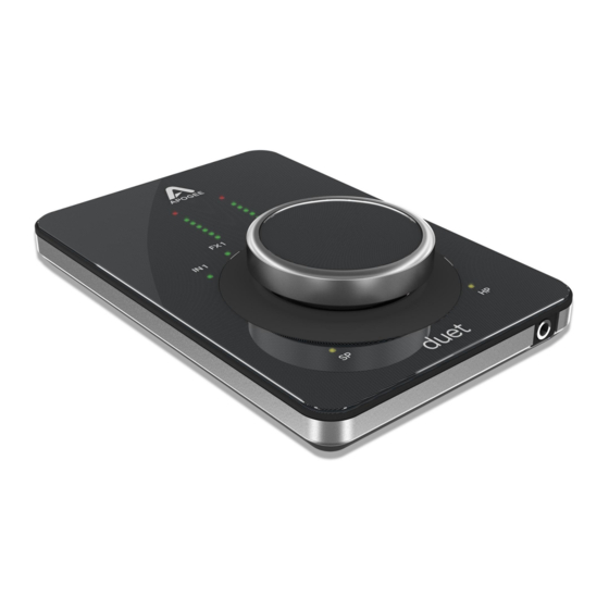 apogee duet 3 logic pro x
