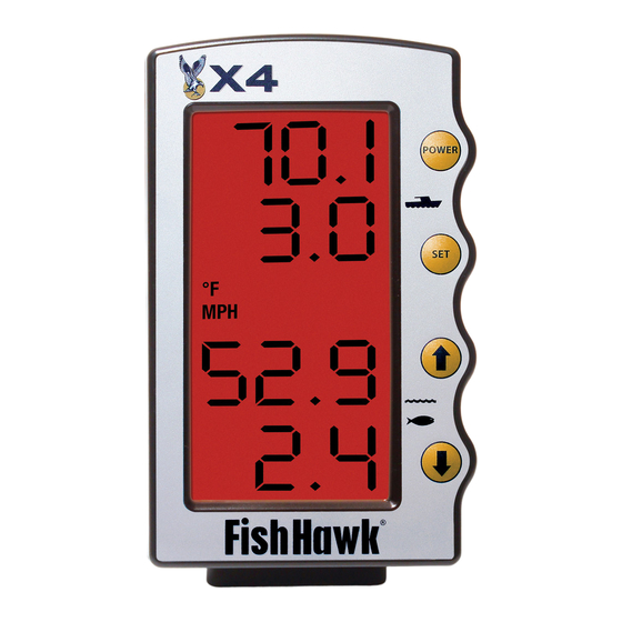 FISH HAWK X4 OWNER'S MANUAL Pdf Download ManualsLib