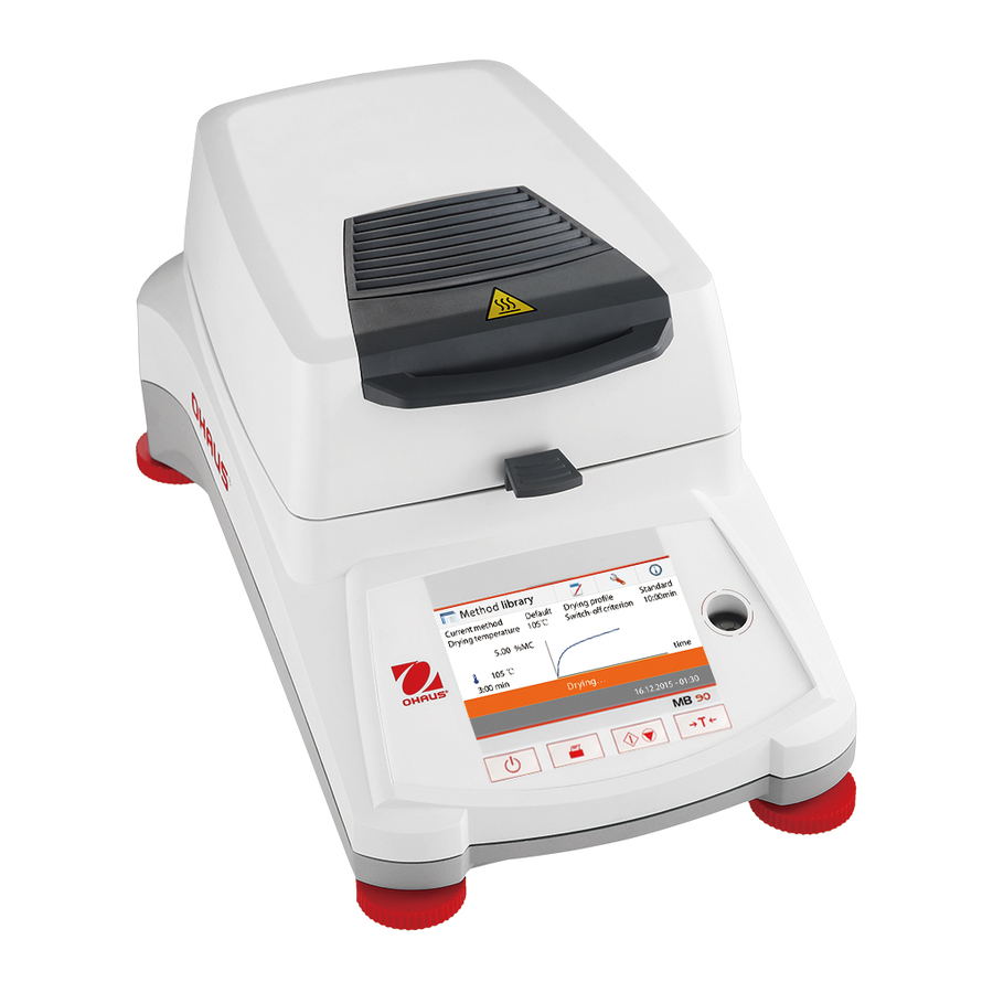 OHAUS MB90 QUICK START MANUAL Pdf Download ManualsLib