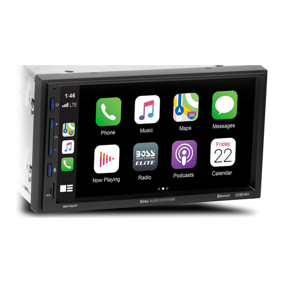 BOSS AUDIO SYSTEMS BE7ACP USER MANUAL Pdf Download ManualsLib