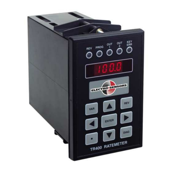 ELECTROSENSORS TR400 INSTALLATION & OPERATION MANUAL Pdf Download