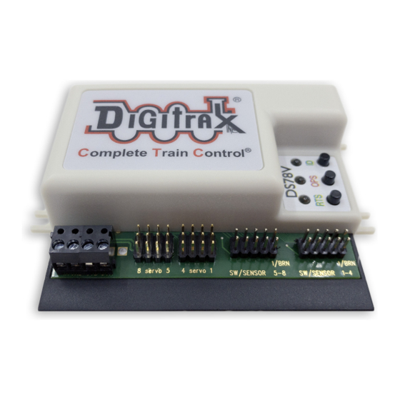 DIGITRAX DS78V INSTRUCTIONS MANUAL Pdf Download ManualsLib