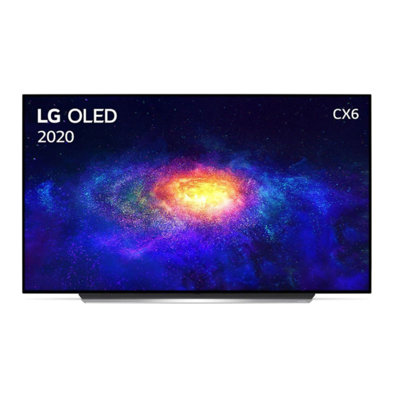 LG OLED77CX6LA Owner's Manual