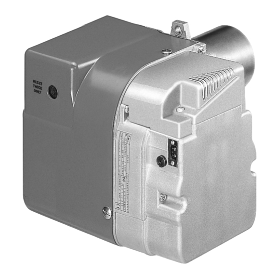 Riello RDB2.2 15-21 Installation, Use And Maintenance Instructions