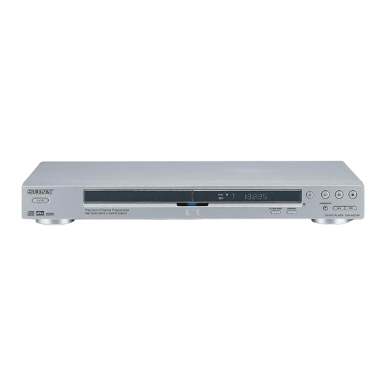 Sony DVP-NS725P Specifications