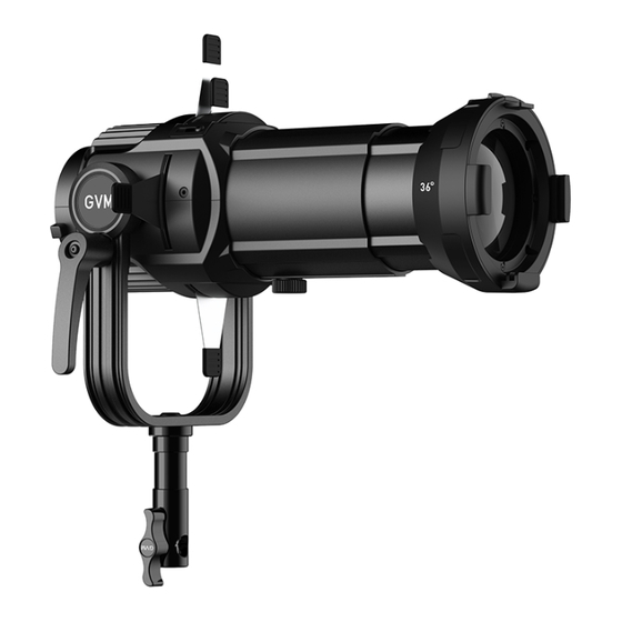 GVM GVM-CXT-36 Spotlight Attachment Kit Manuals
